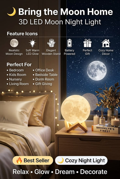 3D MOON LAMP